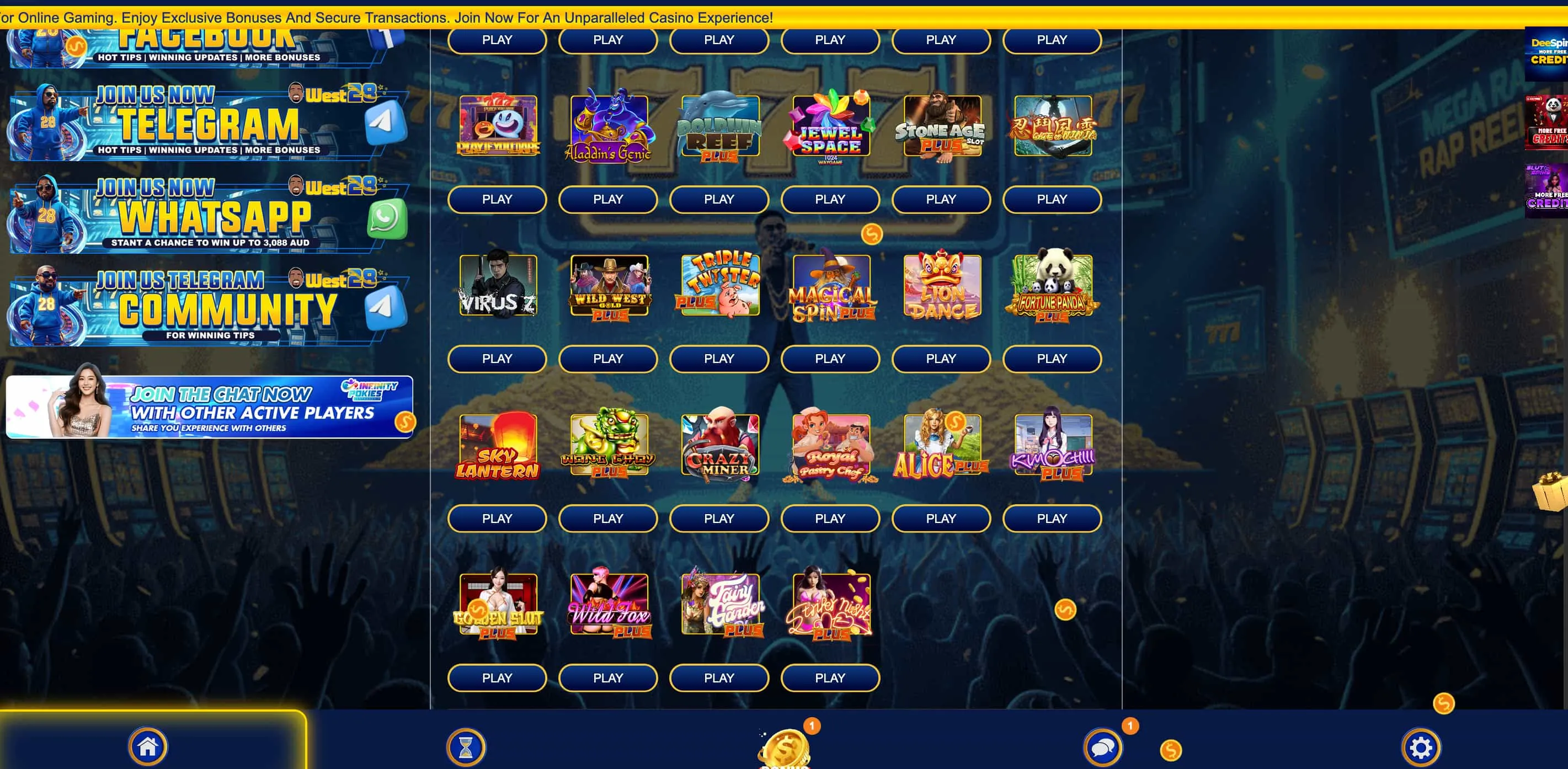 Games and Pokies at West28 Casino Games and Pokies at West28 Casino